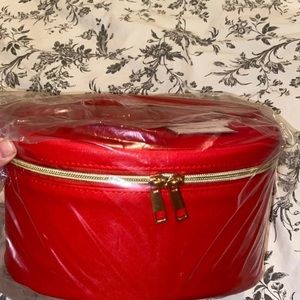 Red makeup bag/storage